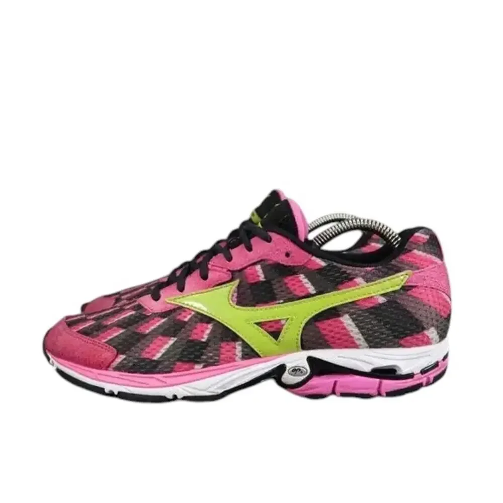 Mizuno Shoes Womens 9 Athletic Trainers Wave Elixir 8 Running Sport Active Pink